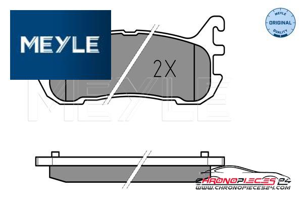 Achat de MEYLE 025 233 8713/W Kit de plaquettes de frein, frein à disque pas chères