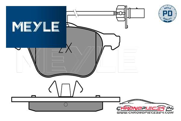 Achat de MEYLE 025 232 6920/PD Kit de plaquettes de frein, frein à disque pas chères