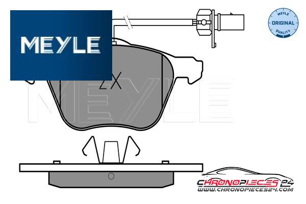 Achat de MEYLE 025 232 6920/W Kit de plaquettes de frein, frein à disque pas chères