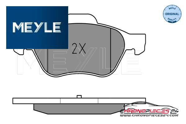 Achat de MEYLE 025 232 1518 Kit de plaquettes de frein, frein à disque pas chères