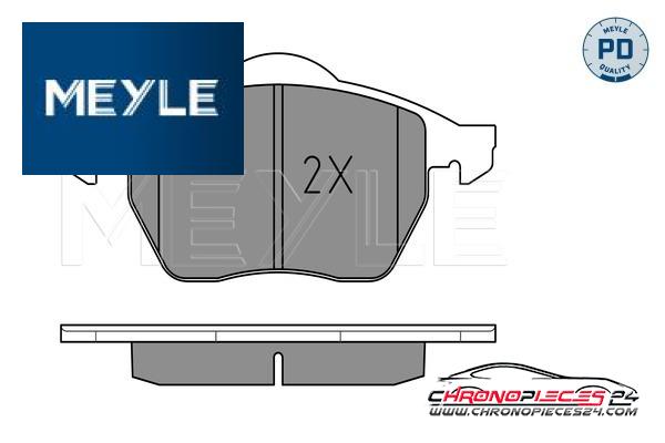 Achat de MEYLE 025 233 9219/PD Kit de plaquettes de frein, frein à disque pas chères