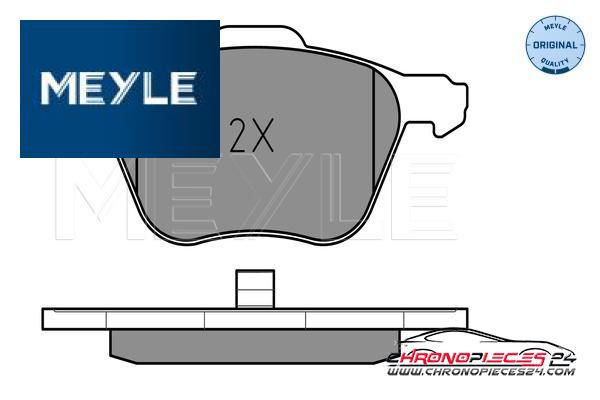 Achat de MEYLE 025 232 6920/W Kit de plaquettes de frein, frein à disque pas chères