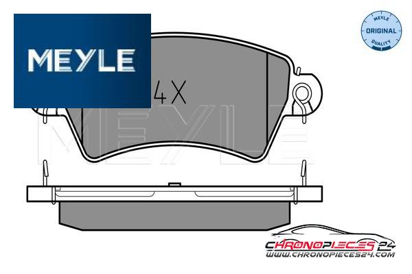 Achat de MEYLE 025 233 9617 Kit de plaquettes de frein, frein à disque pas chères