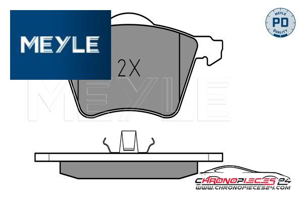 Achat de MEYLE 025 234 1819/PD Kit de plaquettes de frein, frein à disque pas chères