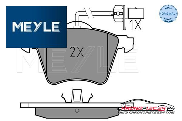 Achat de MEYLE 025 234 1819/W Kit de plaquettes de frein, frein à disque pas chères