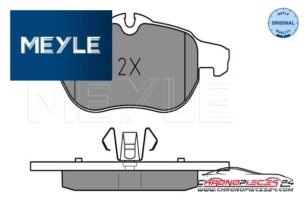 Achat de MEYLE 025 234 0220 Kit de plaquettes de frein, frein à disque pas chères