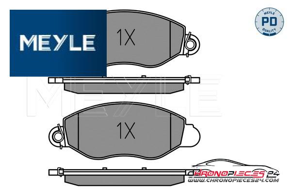 Achat de MEYLE 025 234 3418/PD Kit de plaquettes de frein, frein à disque pas chères