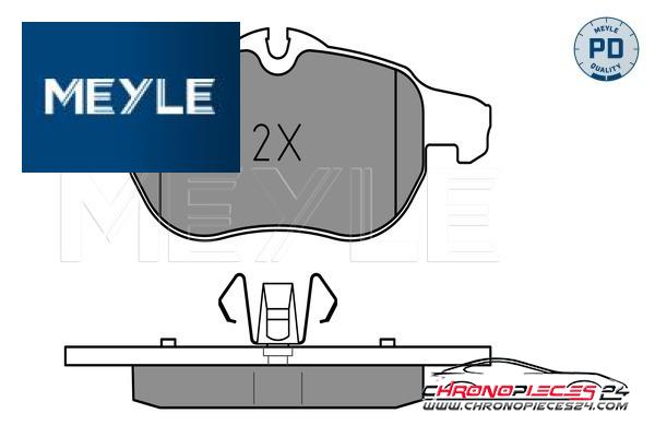 Achat de MEYLE 025 234 0220/PD Kit de plaquettes de frein, frein à disque pas chères