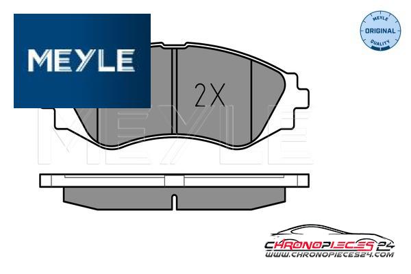 Achat de MEYLE 025 232 3417/W Kit de plaquettes de frein, frein à disque pas chères