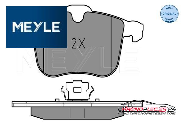 Achat de MEYLE 025 234 0419 Kit de plaquettes de frein, frein à disque pas chères