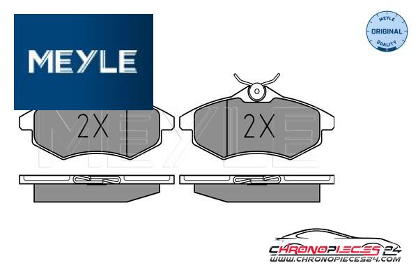 Achat de MEYLE 025 234 0719 Kit de plaquettes de frein, frein à disque pas chères