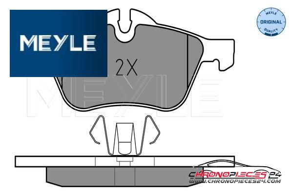 Achat de MEYLE 025 232 8118 Kit de plaquettes de frein, frein à disque pas chères