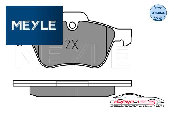 Achat de MEYLE 025 232 8118 Kit de plaquettes de frein, frein à disque pas chères