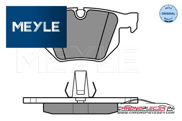 Achat de MEYLE 025 234 4717 Kit de plaquettes de frein, frein à disque pas chères