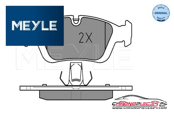 Achat de MEYLE 025 232 8717 Kit de plaquettes de frein, frein à disque pas chères