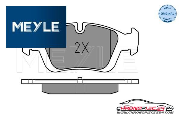 Achat de MEYLE 025 232 8717 Kit de plaquettes de frein, frein à disque pas chères