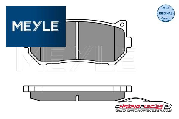 Achat de MEYLE 025 234 5513/W Kit de plaquettes de frein, frein à disque pas chères