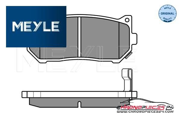 Achat de MEYLE 025 234 5513/W Kit de plaquettes de frein, frein à disque pas chères