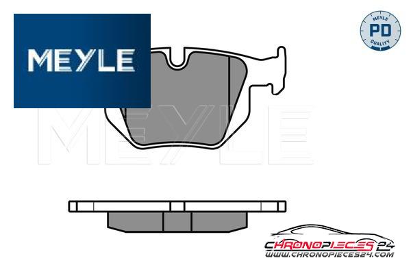 Achat de MEYLE 025 235 5017/PD Kit de plaquettes de frein, frein à disque pas chères