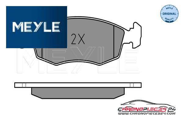 Achat de MEYLE 025 235 5218 Kit de plaquettes de frein, frein à disque pas chères