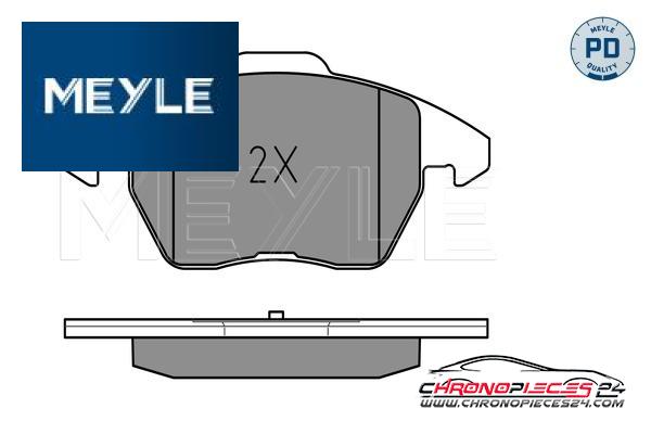 Achat de MEYLE 025 235 8720/PD Kit de plaquettes de frein, frein à disque pas chères