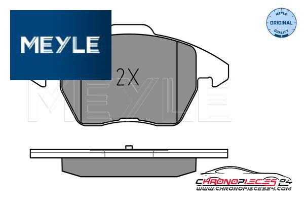 Achat de MEYLE 025 235 8720/W Kit de plaquettes de frein, frein à disque pas chères