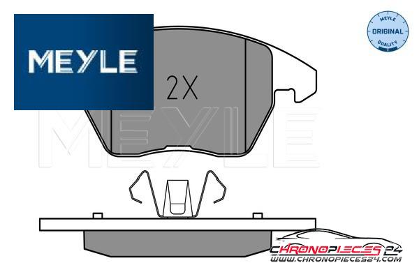 Achat de MEYLE 025 235 8919 Kit de plaquettes de frein, frein à disque pas chères