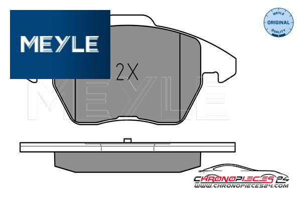 Achat de MEYLE 025 235 8919 Kit de plaquettes de frein, frein à disque pas chères