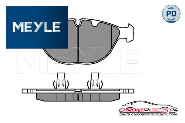 Achat de MEYLE 025 234 4821/PD Kit de plaquettes de frein, frein à disque pas chères