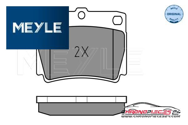 Achat de MEYLE 025 235 9315/W Kit de plaquettes de frein, frein à disque pas chères