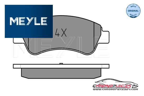 Achat de MEYLE 025 235 9919 Kit de plaquettes de frein, frein à disque pas chères