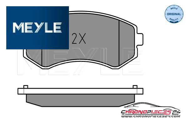 Achat de MEYLE 025 235 0216/W Kit de plaquettes de frein, frein à disque pas chères