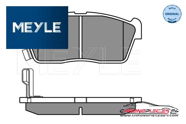 Achat de MEYLE 025 235 0715 Kit de plaquettes de frein, frein à disque pas chères