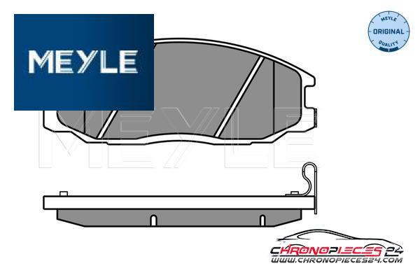 Achat de MEYLE 025 235 6916/W Kit de plaquettes de frein, frein à disque pas chères