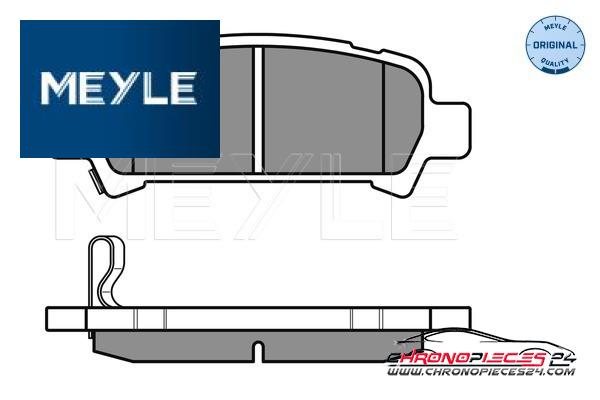 Achat de MEYLE 025 235 7214/W Kit de plaquettes de frein, frein à disque pas chères