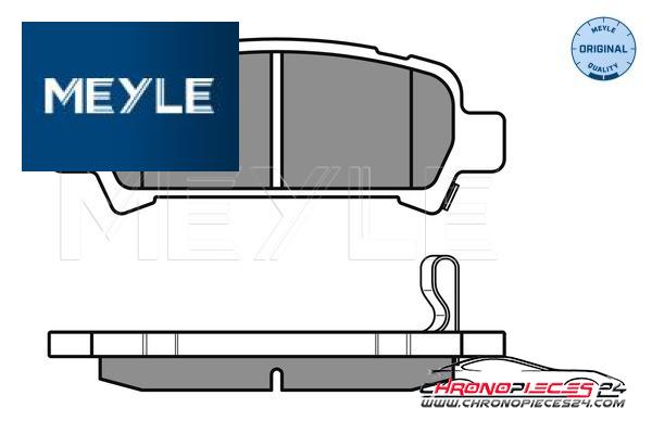 Achat de MEYLE 025 235 7214/W Kit de plaquettes de frein, frein à disque pas chères