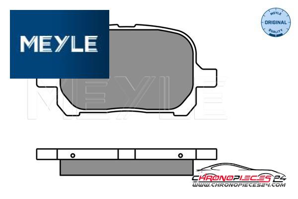 Achat de MEYLE 025 235 1317 Kit de plaquettes de frein, frein à disque pas chères