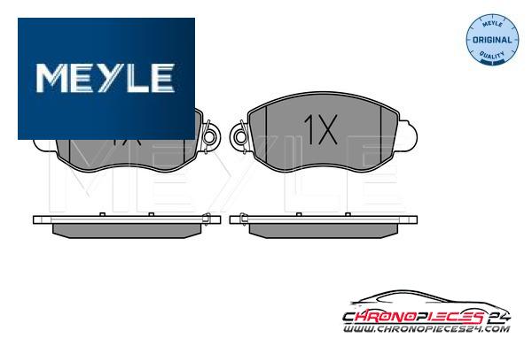 Achat de MEYLE 025 235 7718/W Kit de plaquettes de frein, frein à disque pas chères