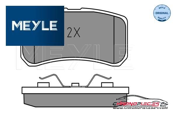 Achat de MEYLE 025 235 8216 Kit de plaquettes de frein, frein à disque pas chères