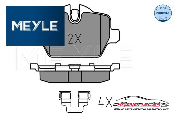 Achat de MEYLE 025 236 2316 Kit de plaquettes de frein, frein à disque pas chères