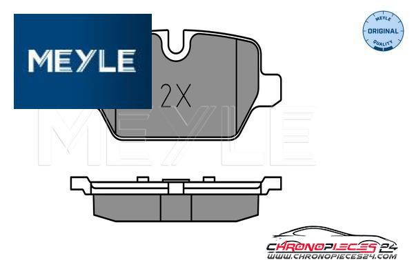 Achat de MEYLE 025 236 2316 Kit de plaquettes de frein, frein à disque pas chères