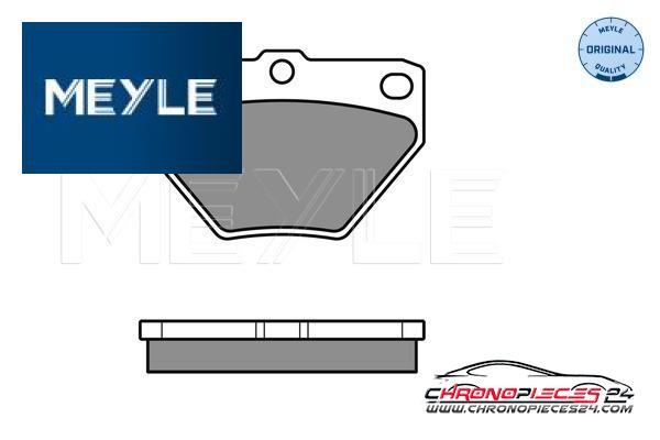 Achat de MEYLE 025 235 2114/W Kit de plaquettes de frein, frein à disque pas chères