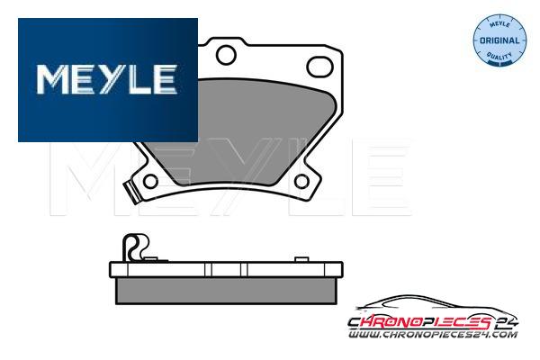 Achat de MEYLE 025 235 2114/W Kit de plaquettes de frein, frein à disque pas chères