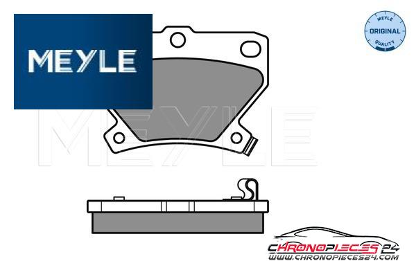 Achat de MEYLE 025 235 2114/W Kit de plaquettes de frein, frein à disque pas chères