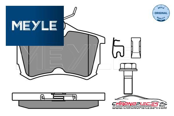 Achat de MEYLE 025 235 2714/W Kit de plaquettes de frein, frein à disque pas chères