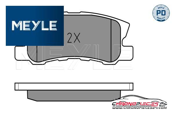 Achat de MEYLE 025 235 8216/PD Kit de plaquettes de frein, frein à disque pas chères