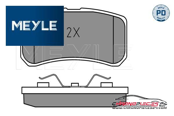 Achat de MEYLE 025 235 8216/PD Kit de plaquettes de frein, frein à disque pas chères