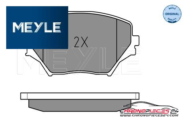 Achat de MEYLE 025 235 8517 Kit de plaquettes de frein, frein à disque pas chères