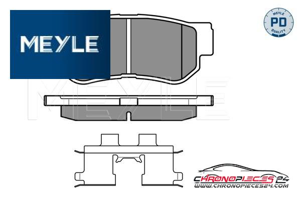 Achat de MEYLE 025 235 4314/PD Kit de plaquettes de frein, frein à disque pas chères