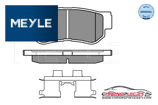 Achat de MEYLE 025 235 4314/W Kit de plaquettes de frein, frein à disque pas chères